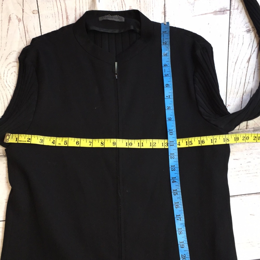Annette Gortz  Italian made long merino wool  strucxtured sweater jacket… - Picture 7 of 8